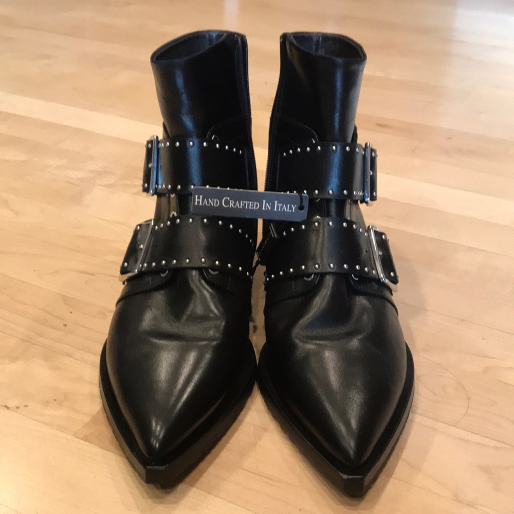 Capezzani Studded Leather Boots